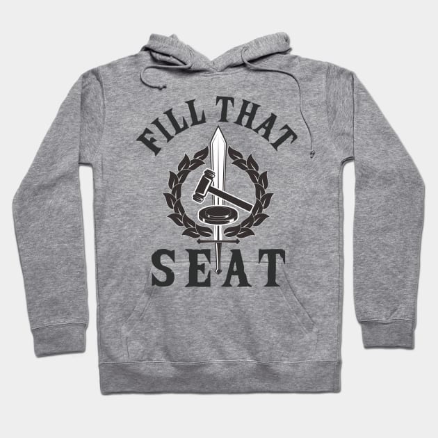 Fill That Seat Hoodie by oskibunde